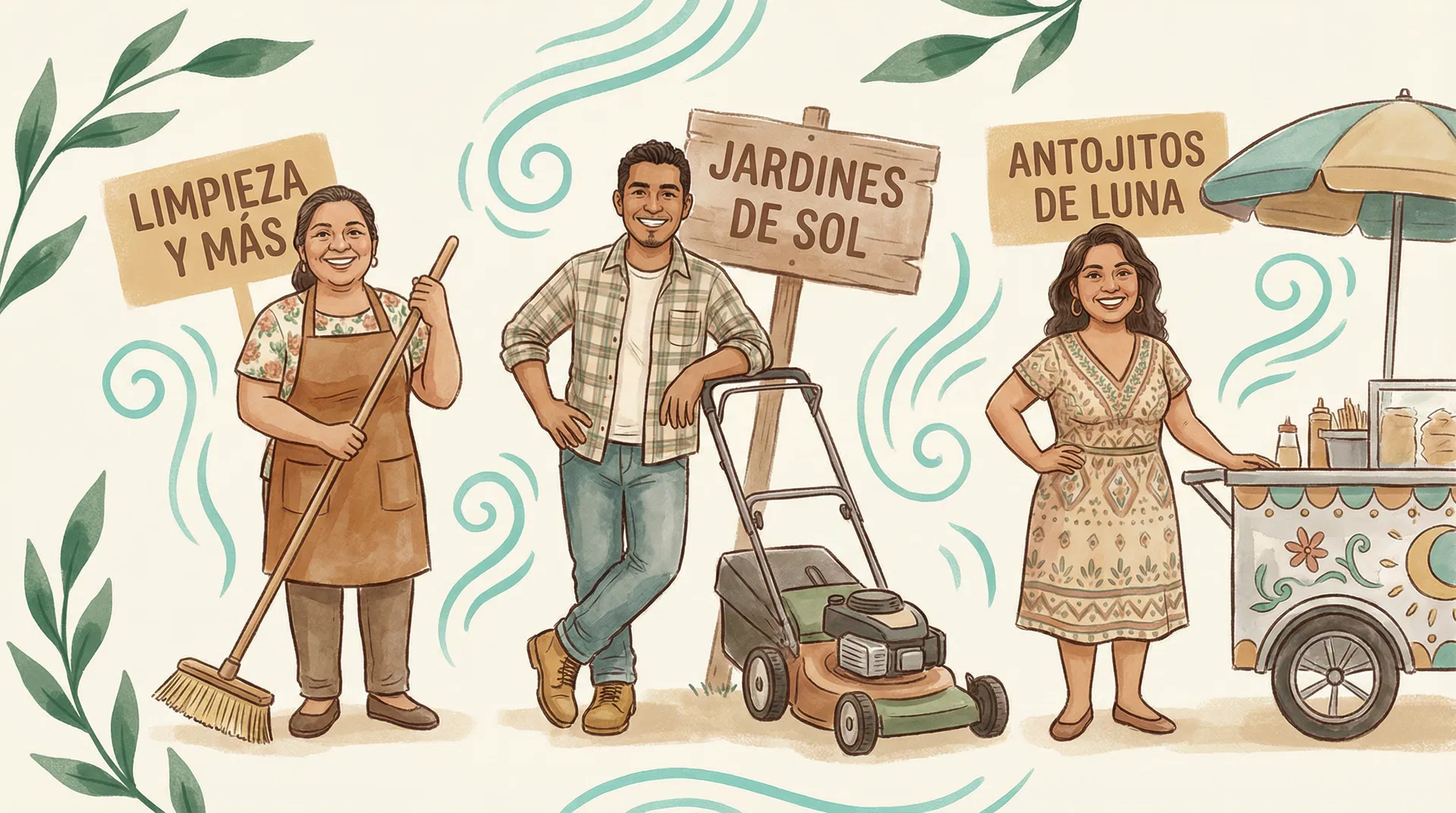 Immigrant business owner with pride in their work